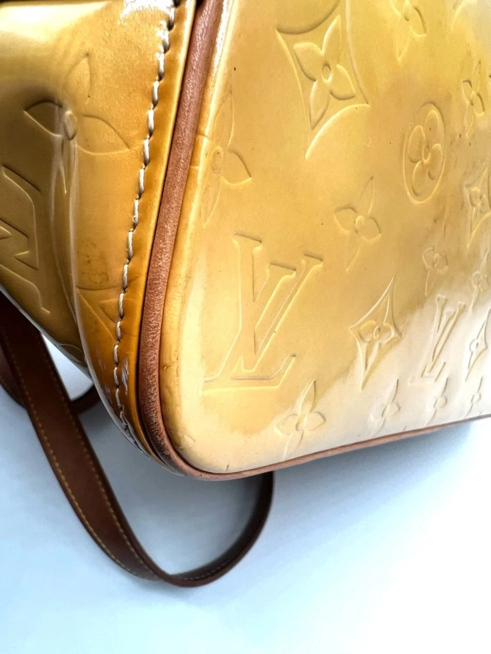 Louis Vuitton Vernis Houston Monogram Tote with COA